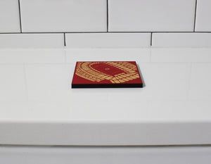 THE SHOE COASTERS (SCARLET)